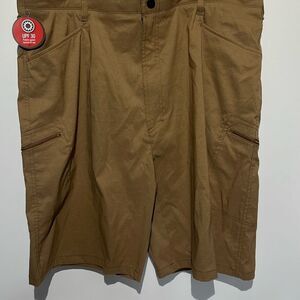 Wrangler Men's Brown UPF 30 Performance Flex Waistband Cargo Shorts Size 42 NWT
